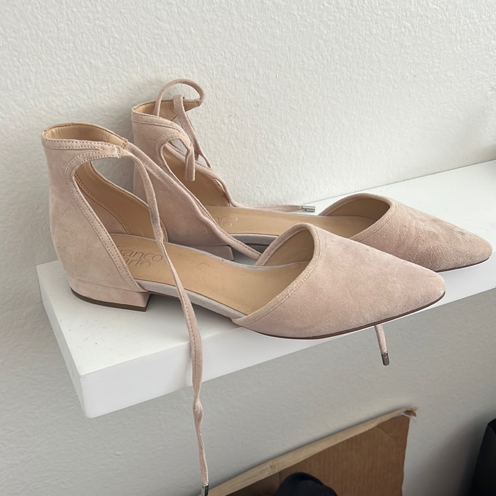Franco Sarto Ballet Flats in Nude